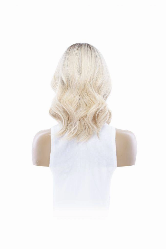 16" Princess Silk Top Wig Platinum Blonde