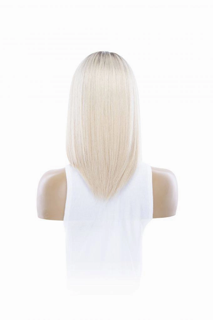16" Princess Silk Top Wig Platinum Blonde