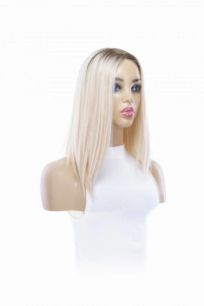 16" Princess Silk Top Wig Platinum Blonde