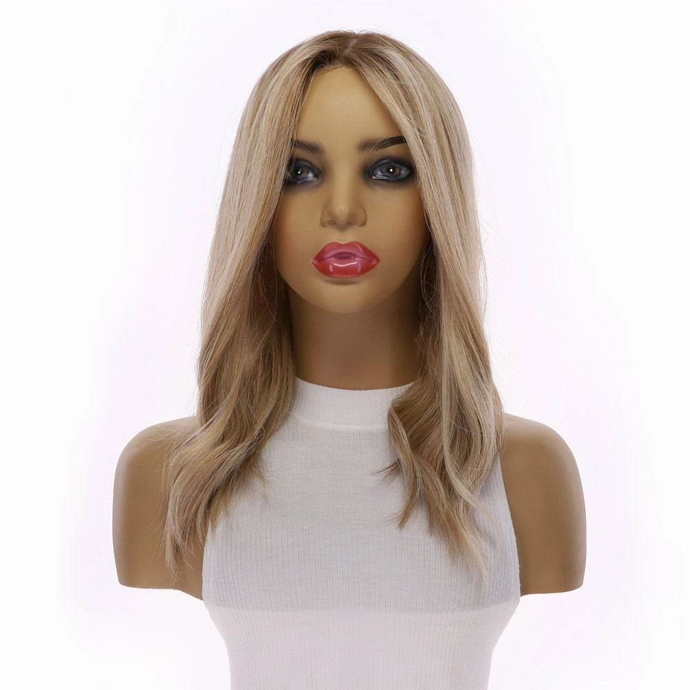18" Princess Silk Top Wig Ash Blonde