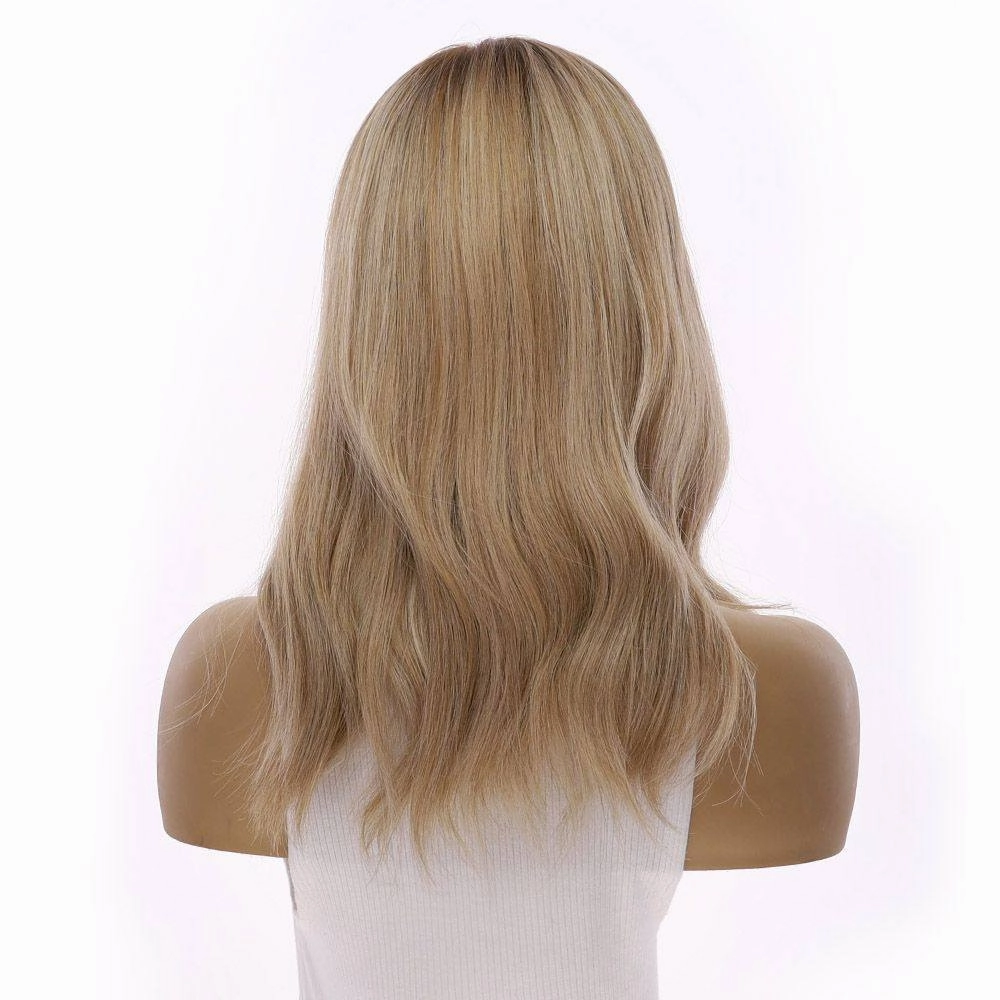 18" Princess Silk Top Wig Ash Blonde