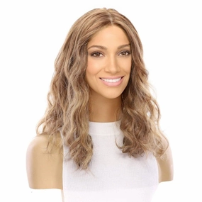 18" Princess Silk Top Wig Light Brown Babylight Wavy