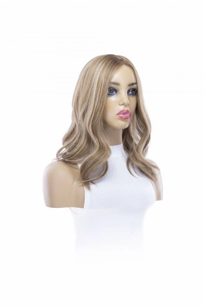 18" Princess Silk Top Wig Medium Blonde