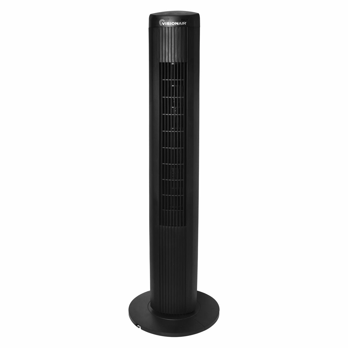 40-inch Oscillating Digital Tower Fan with Remote - Black