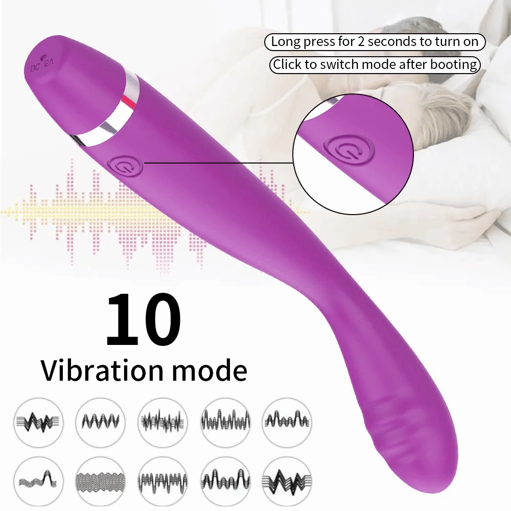 4-in-1 G-Spot Finger Vibrator Discreet Clitoral & Full-Body Stimulator