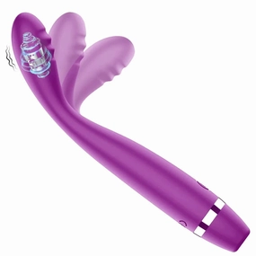 4-in-1 G-Spot Finger Vibrator Discreet Clitoral & Full-Body Stimulator