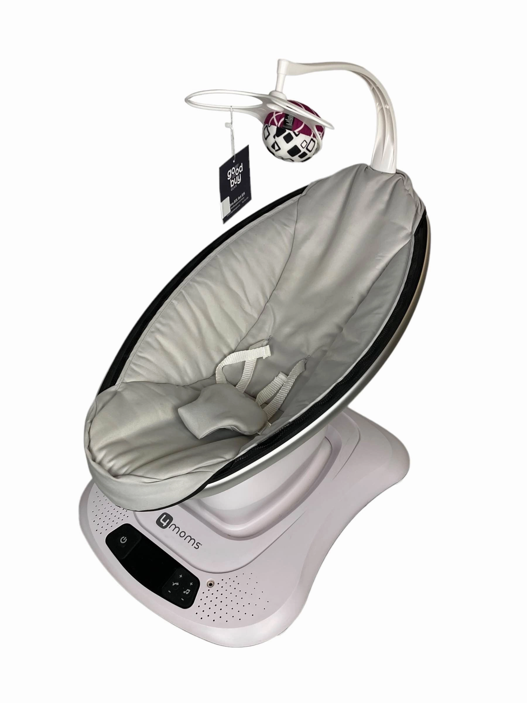 4moms MamaRoo 4 Multi-Motion Baby Swing, Grey Classic
