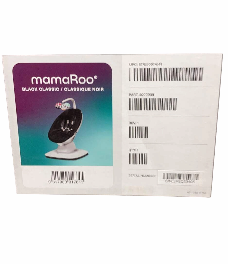 4moms MamaRoo Multi-Motion Baby Swing, Black Classic