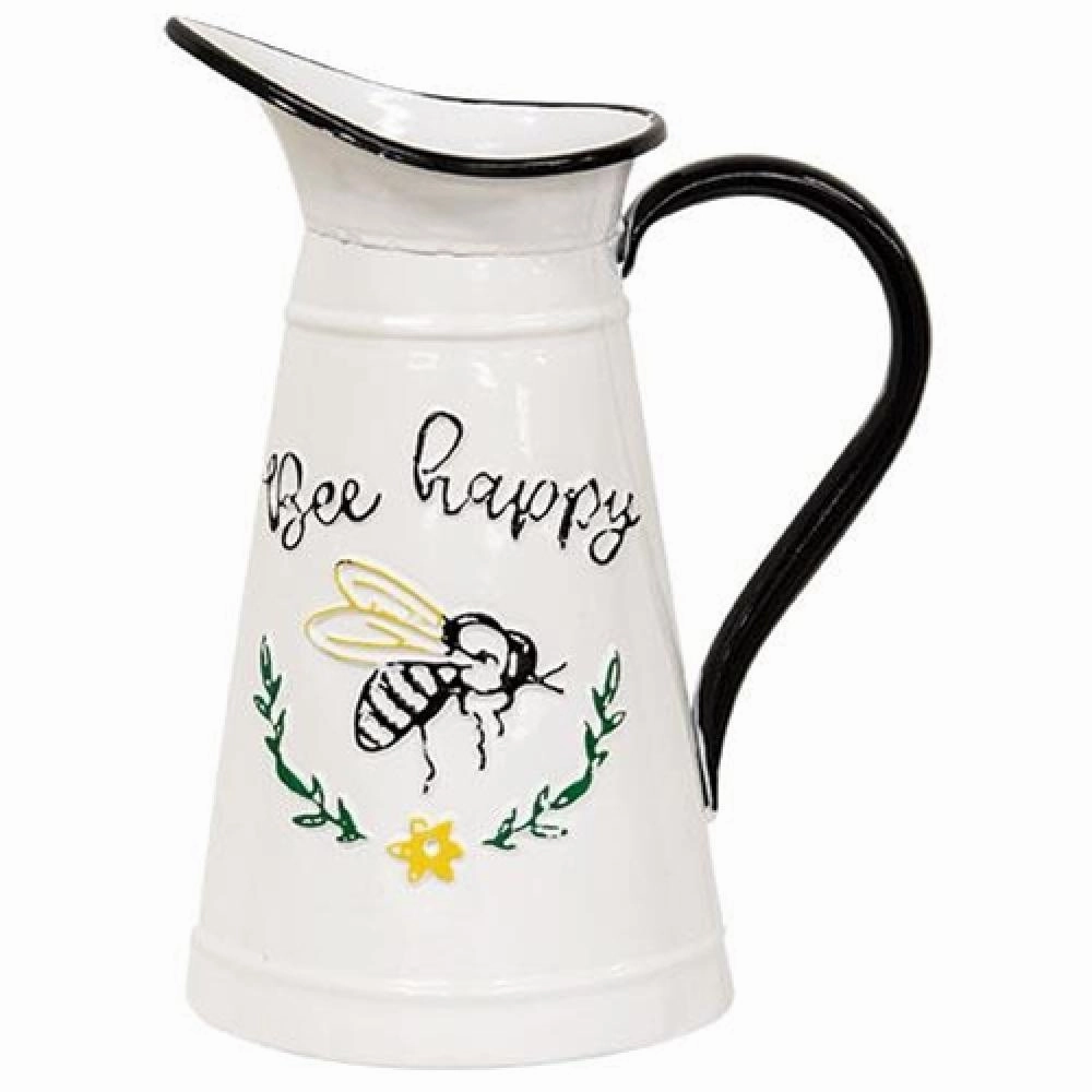 *Bee Happy Enamel Pitcher