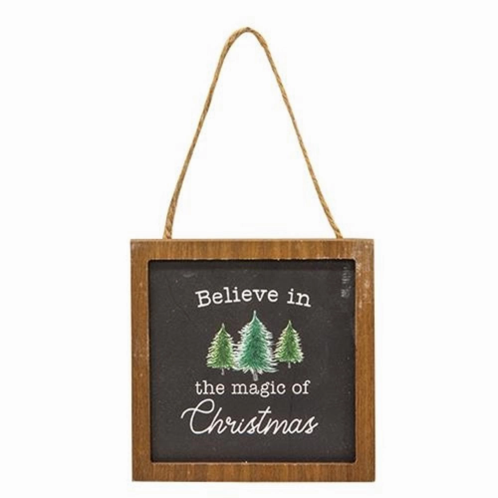 *Believe in the Magic of Christmas Framed Ornament