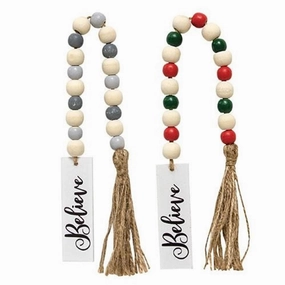 *Believe Tassel Garland w/Beads 2 Asstd.