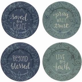 *Beyond Blessed Plate 8.5" 4 Asstd.