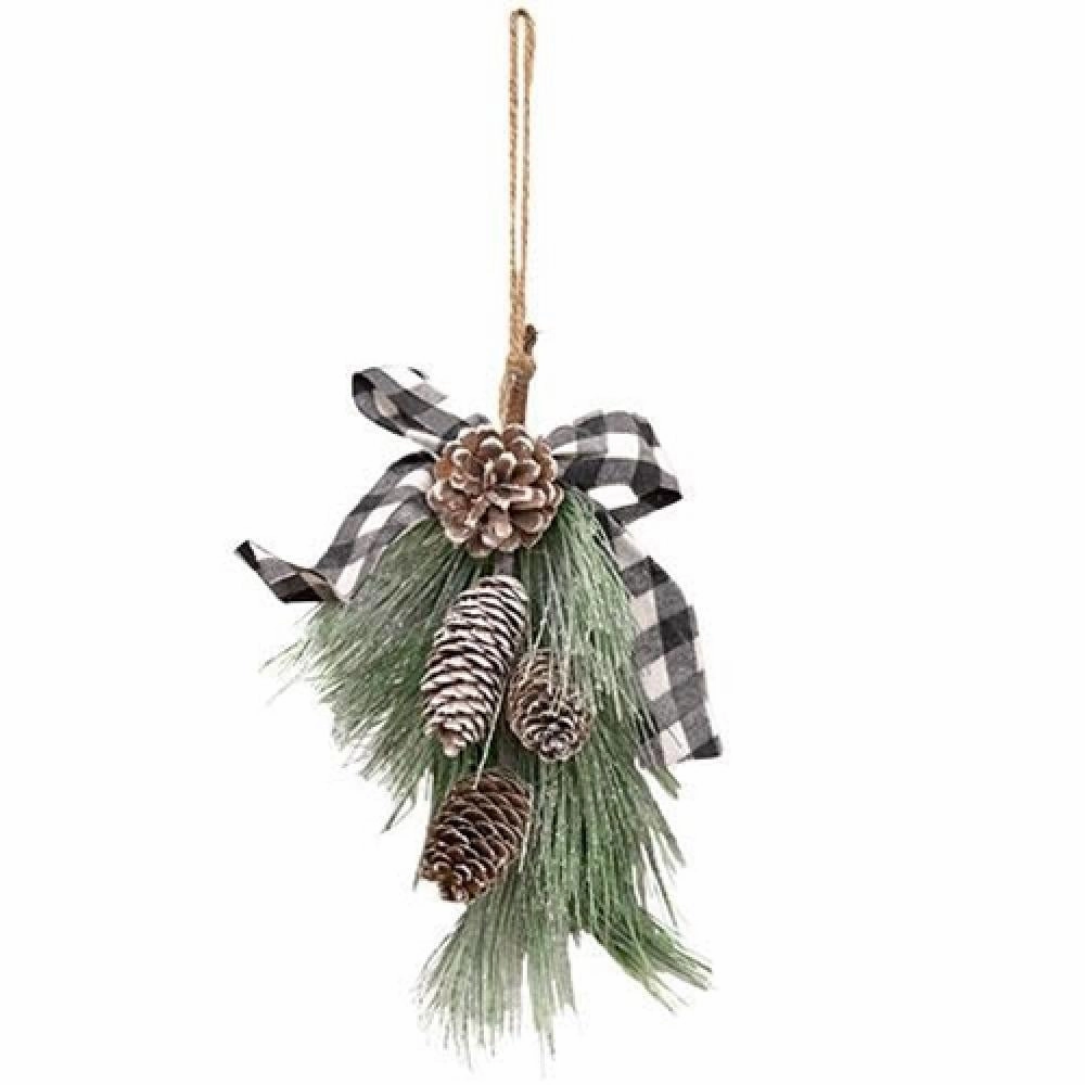 *Buffalo Check Frosted Pine Teardrop