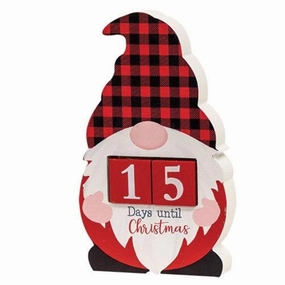 *Buffalo Check Gnome Christmas Countdown