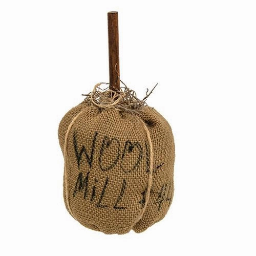 *Burlap Wool Mill Pumpkin