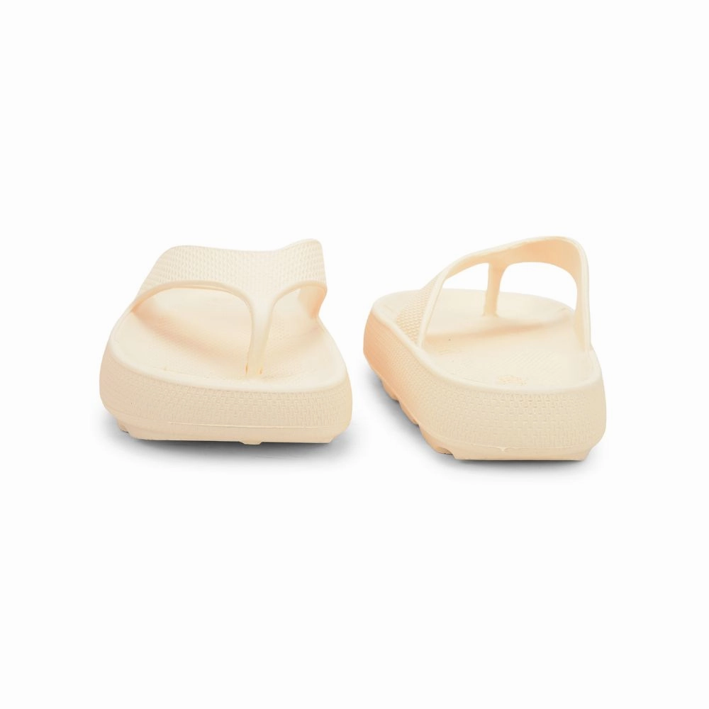 A-HA Casual Beige Flip Flop For Women COMFYWALK2 By Liberty