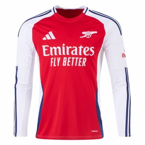 adidas Arsenal Home Long Sleeve Jersey 24/25 (Better Scarlet/White)