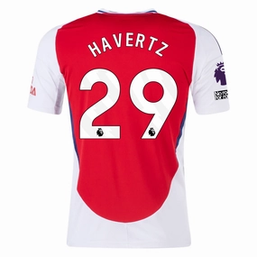adidas Arsenal Kai Havertz Home Jersey w/ EPL   No Room For Racism Patches 24/25 (Better Scarlet/White)