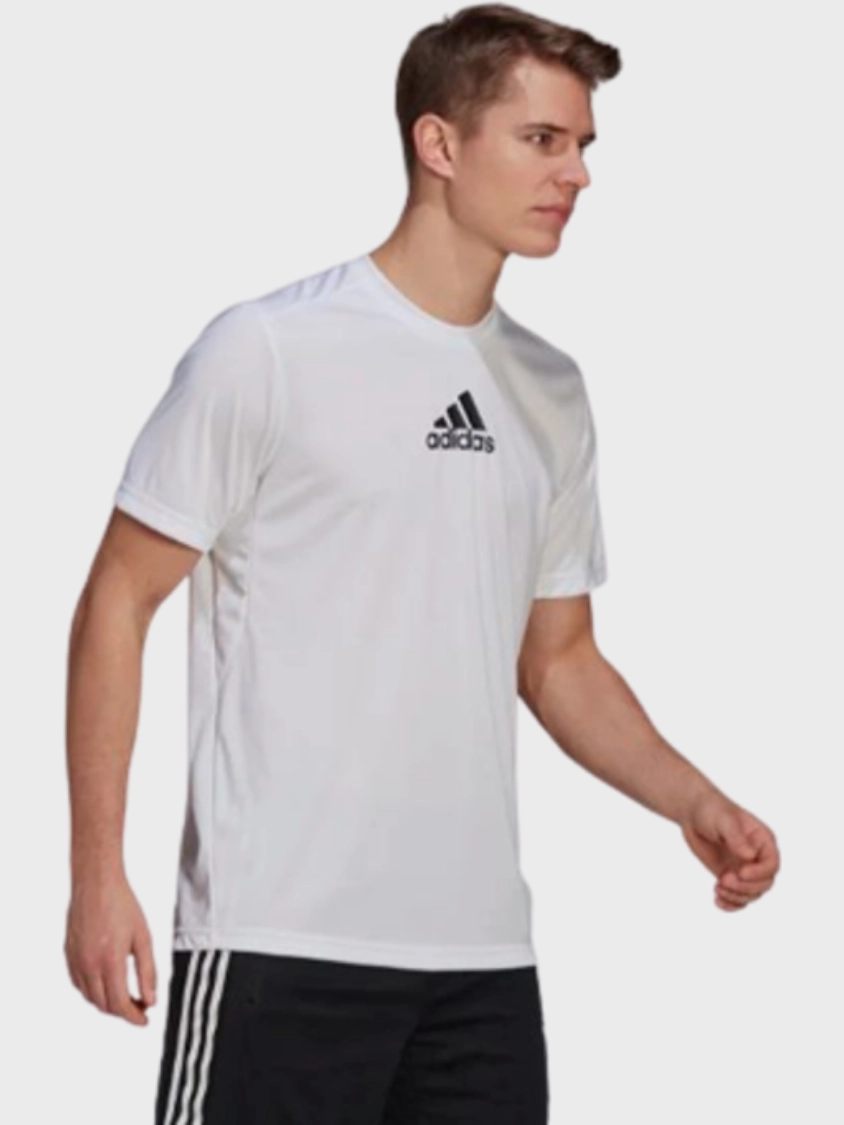 Adidas Back Men Training T-Shirt White