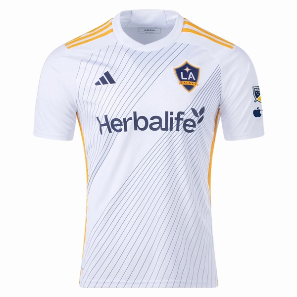 adidas LA Galaxy Miki Yamane Home Jersey w/ MLS   Apple TV Patches 24/25 (White/Yellow/Navy)