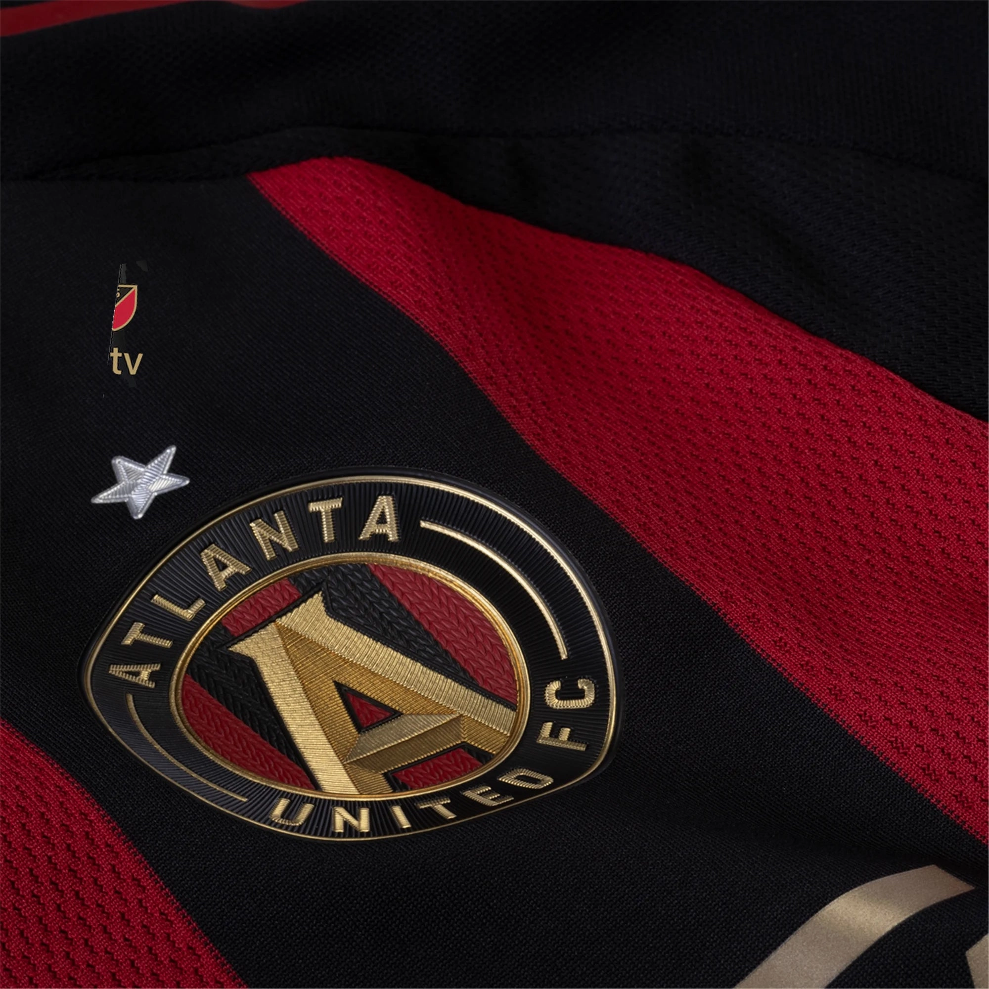 adidas Pedro Amador Atlanta United Authentic Home Jersey w/ MLS Patches 25/26 (Red/Black)