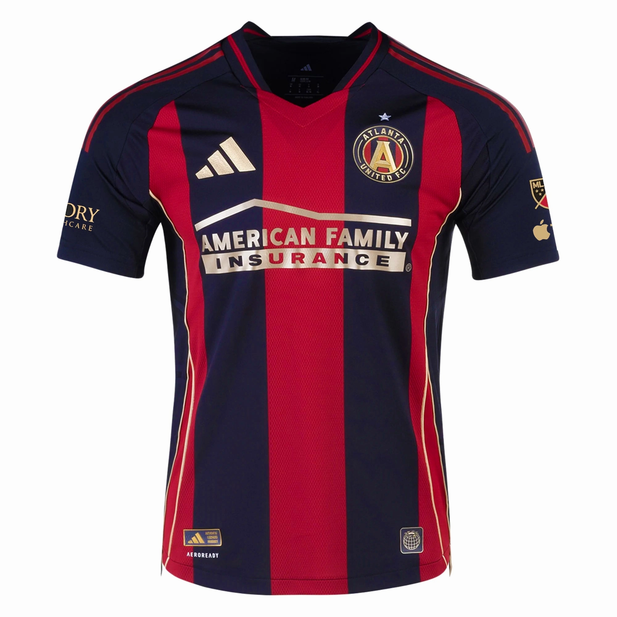 adidas Pedro Amador Atlanta United Authentic Home Jersey w/ MLS Patches 25/26 (Red/Black)