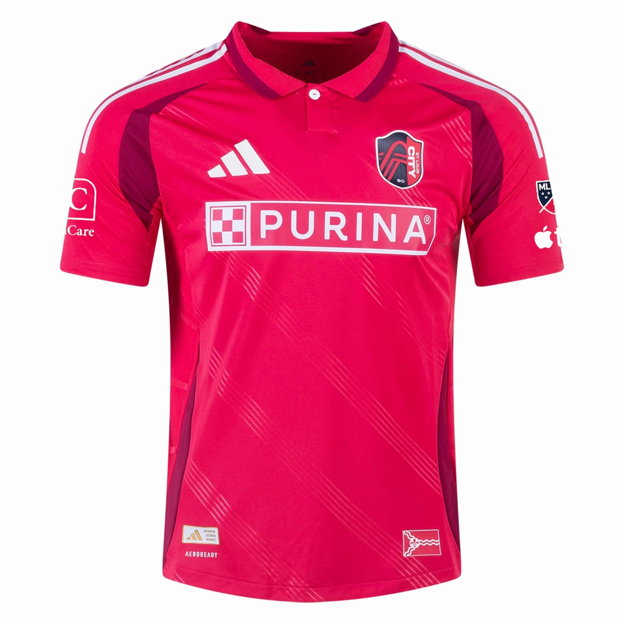 adidas Tomas Totland St. Louis FC Authentic Home Jersey 25/26 (Power Pink)