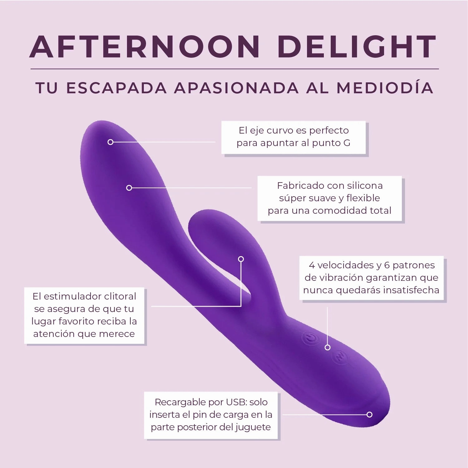 Afternoon Delight - Dual Action Vibrator -  NEW!