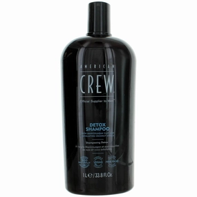 American Crew Men's Detox Shampoo - Dual Action Clarifying Authentic, 33.8 oz