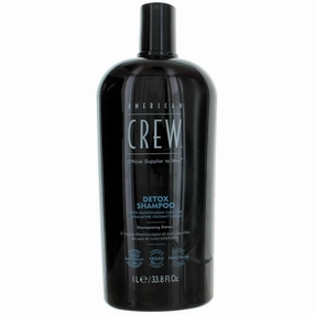 American Crew Men's Detox Shampoo - Dual Action Clarifying Authentic, 33.8 oz