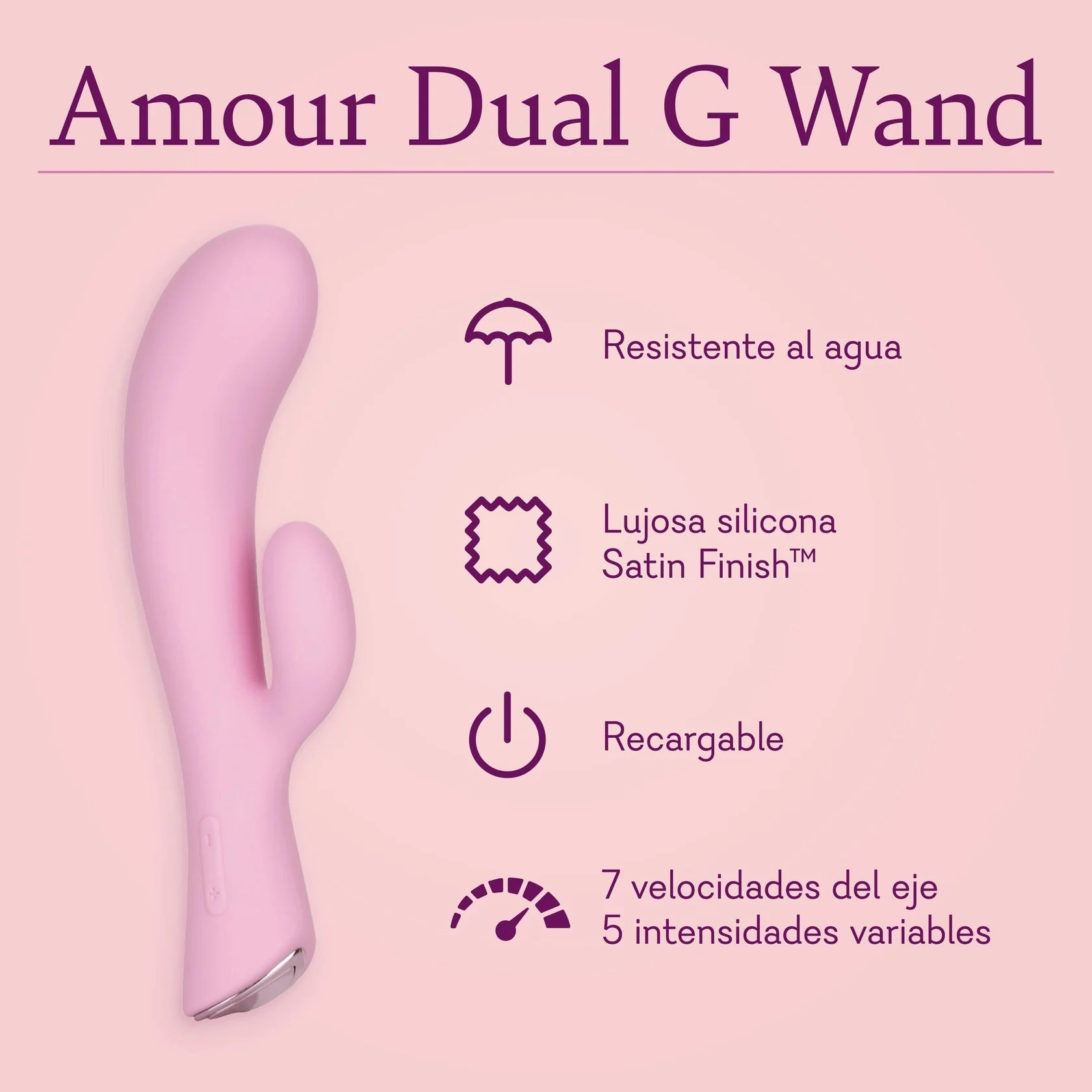 Amour® Dual G Wand - IN STOCK - 2 LEFT! - Pure Romance