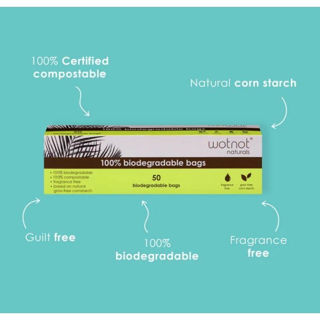 Biodegradable Bags x 50pk