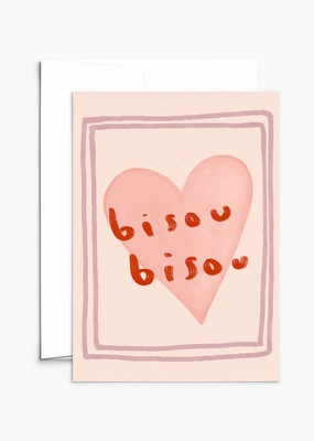 Bisou Bisou Greeting Card