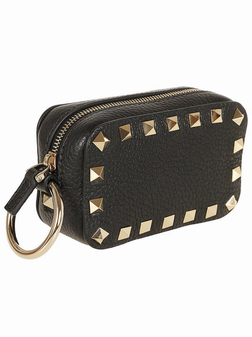 Black Mini Vanity Case Rockstud Bag