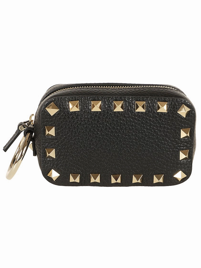 Black Mini Vanity Case Rockstud Bag
