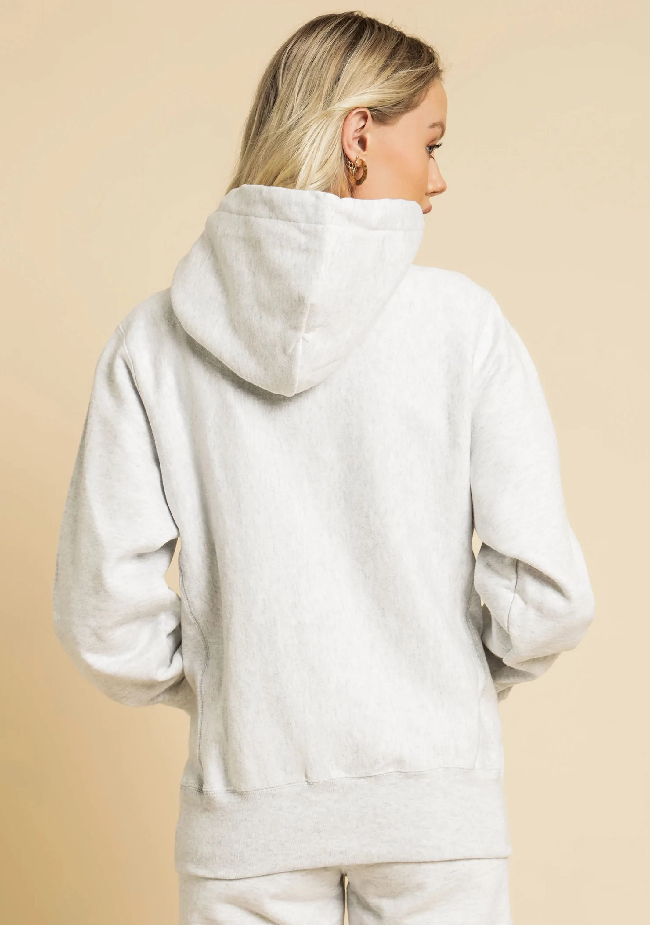 Champion Womens Small C Logo Boyfriend Fit Hoodie