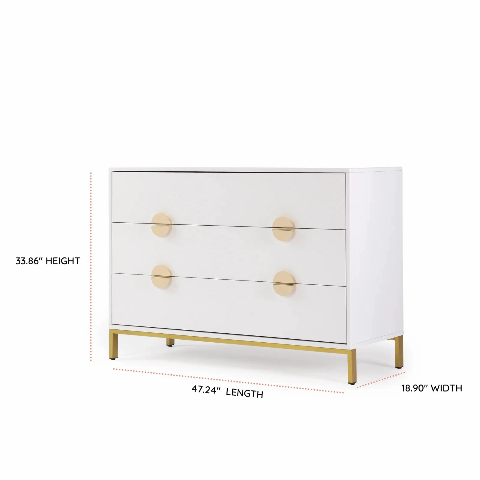 Chicago 3-Drawer Dresser
