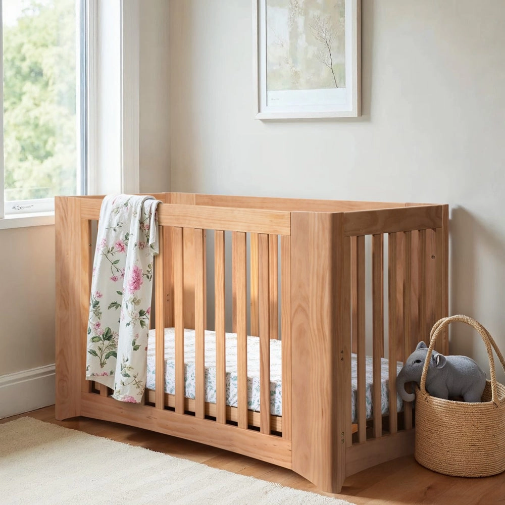 Cocoon Evolve Cot Sandstone   Mattress Set