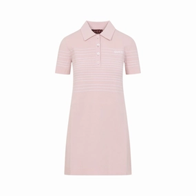 Compact Jersey Pink Viscose Mini Dress
