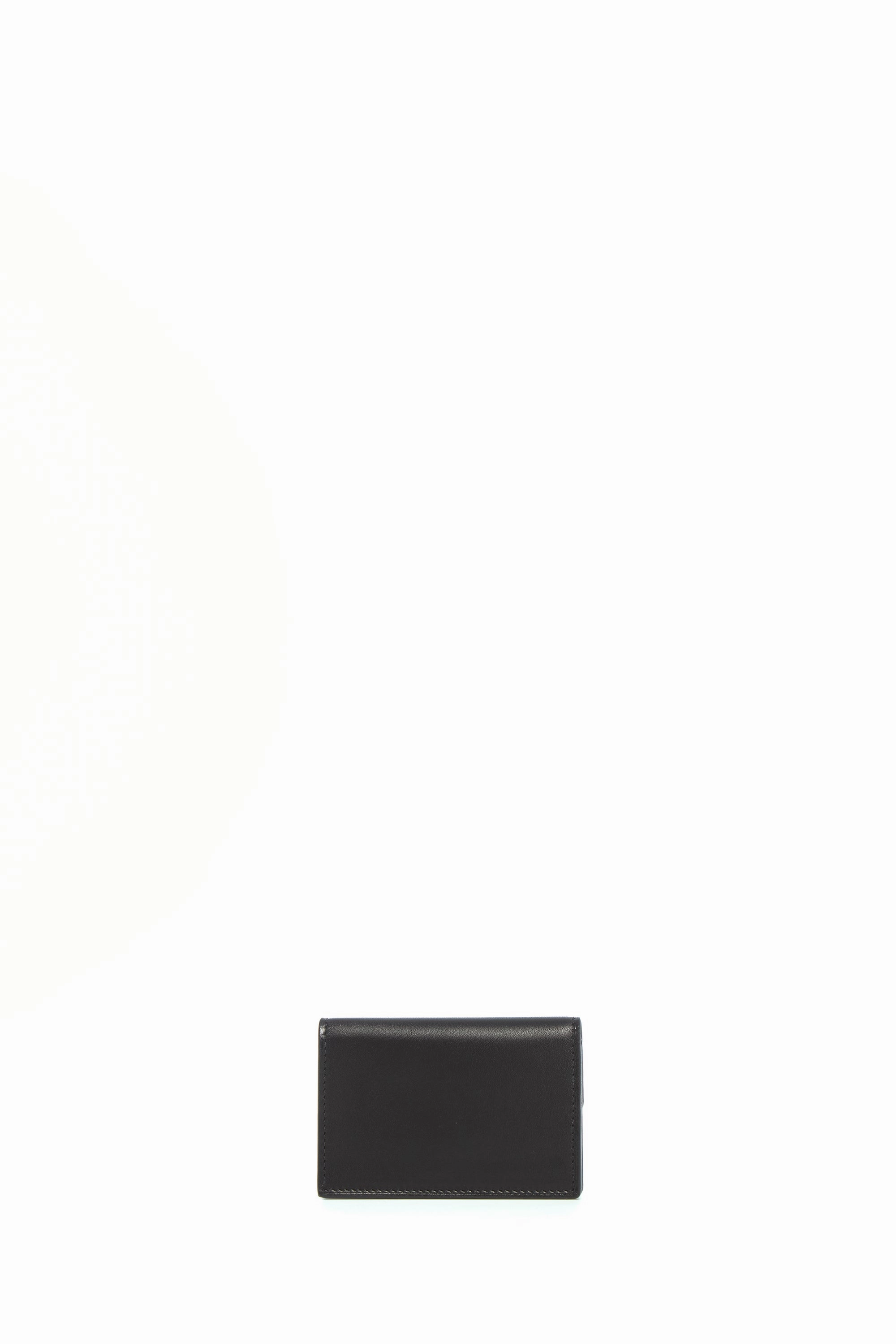 Concertina Card Wallet in Black Leather