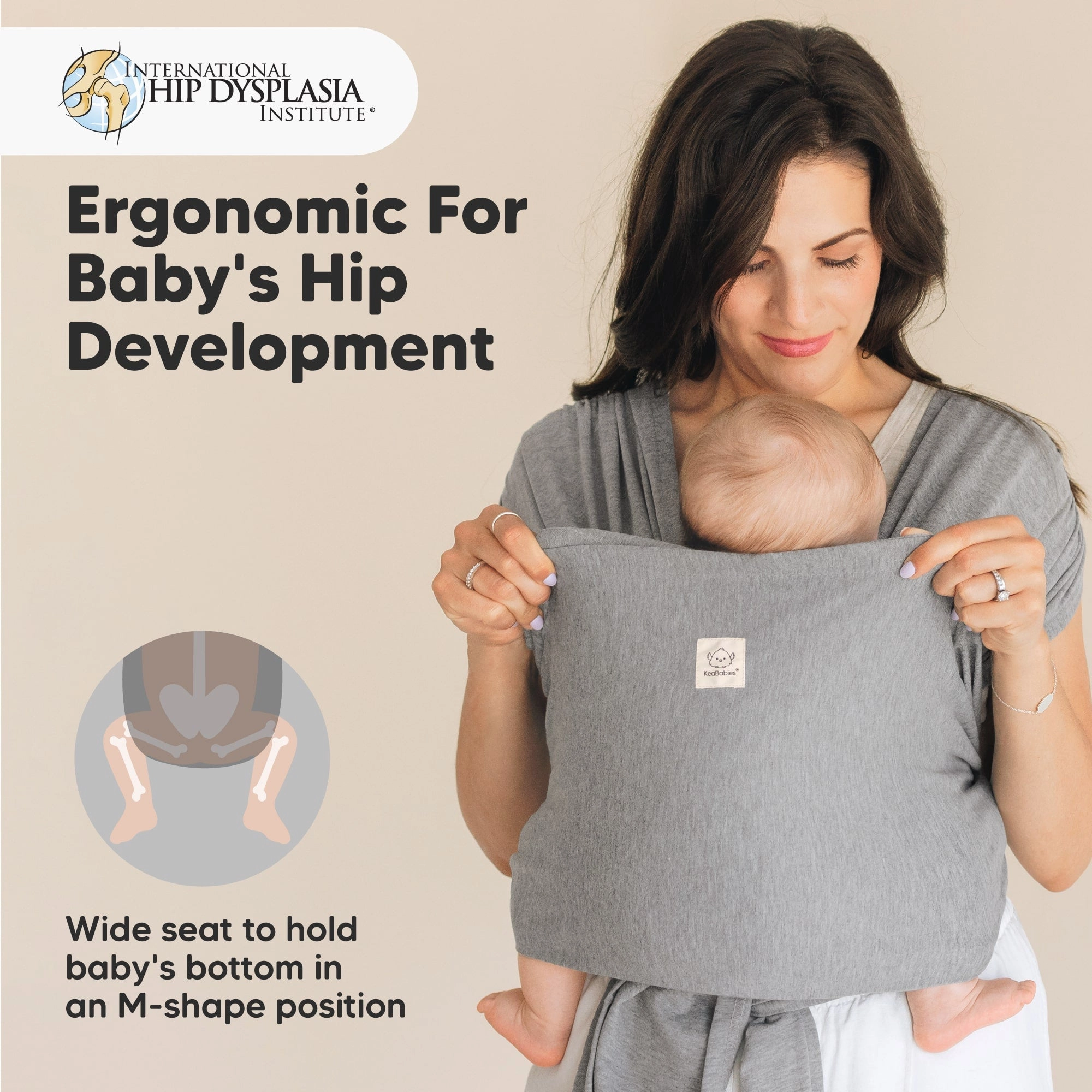 D-Lite Wrap Carrier (Classic Gray)