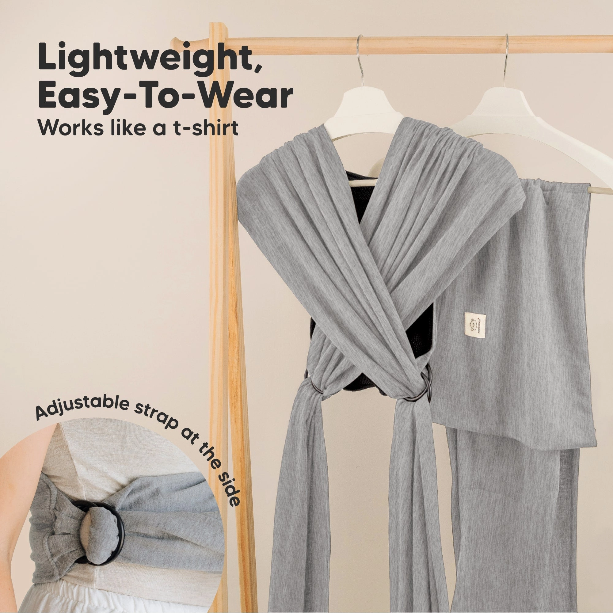 D-Lite Wrap Carrier (Classic Gray)