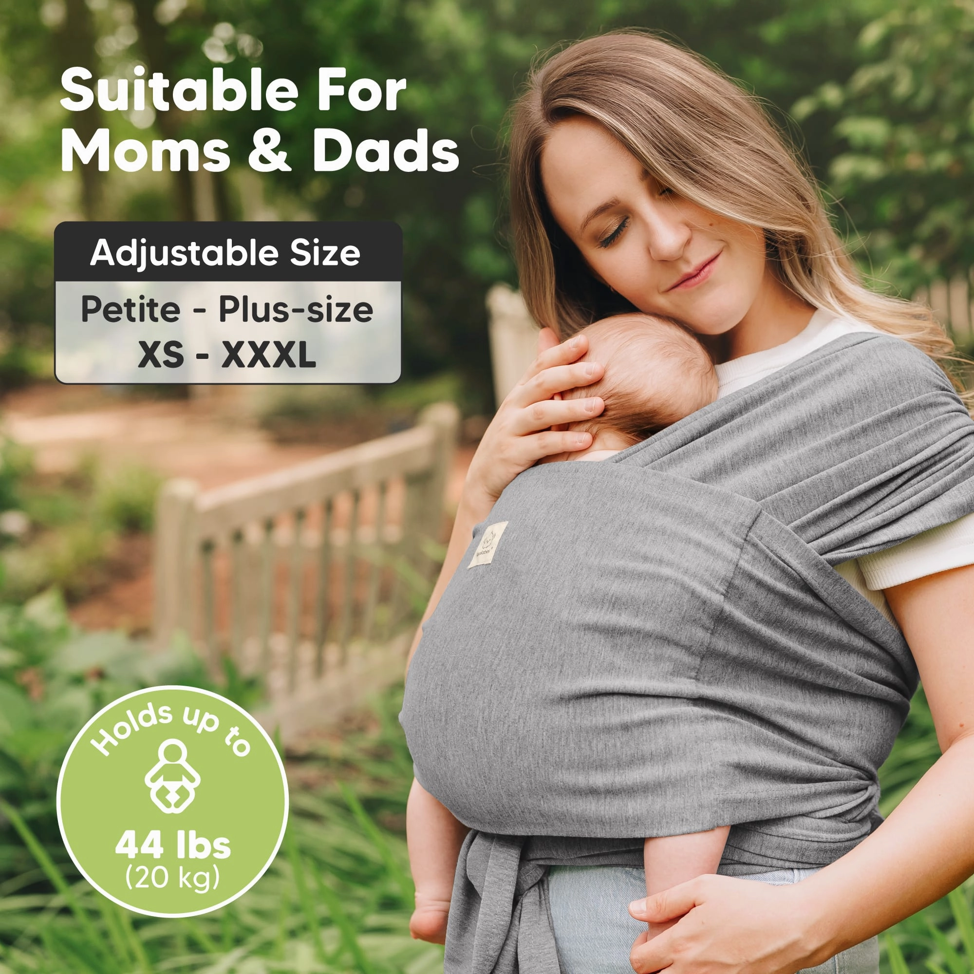 D-Lite Wrap Carrier (Classic Gray)