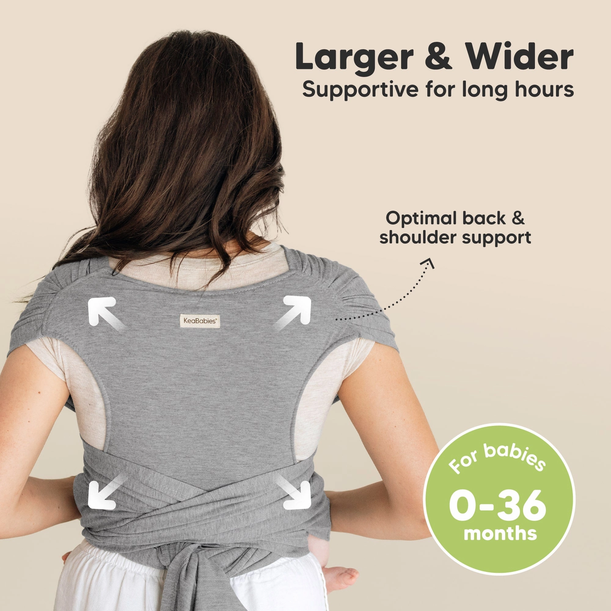 D-Lite Wrap Carrier (Classic Gray)
