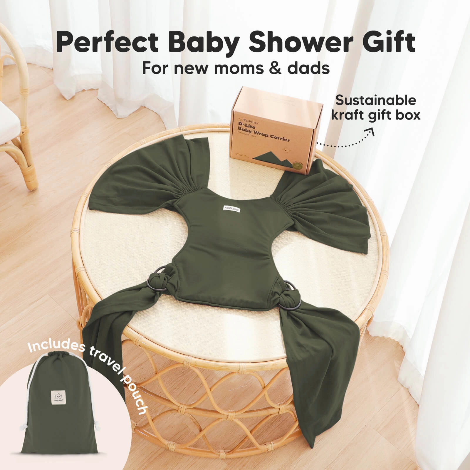 D-Lite Wrap Carrier (Forest)