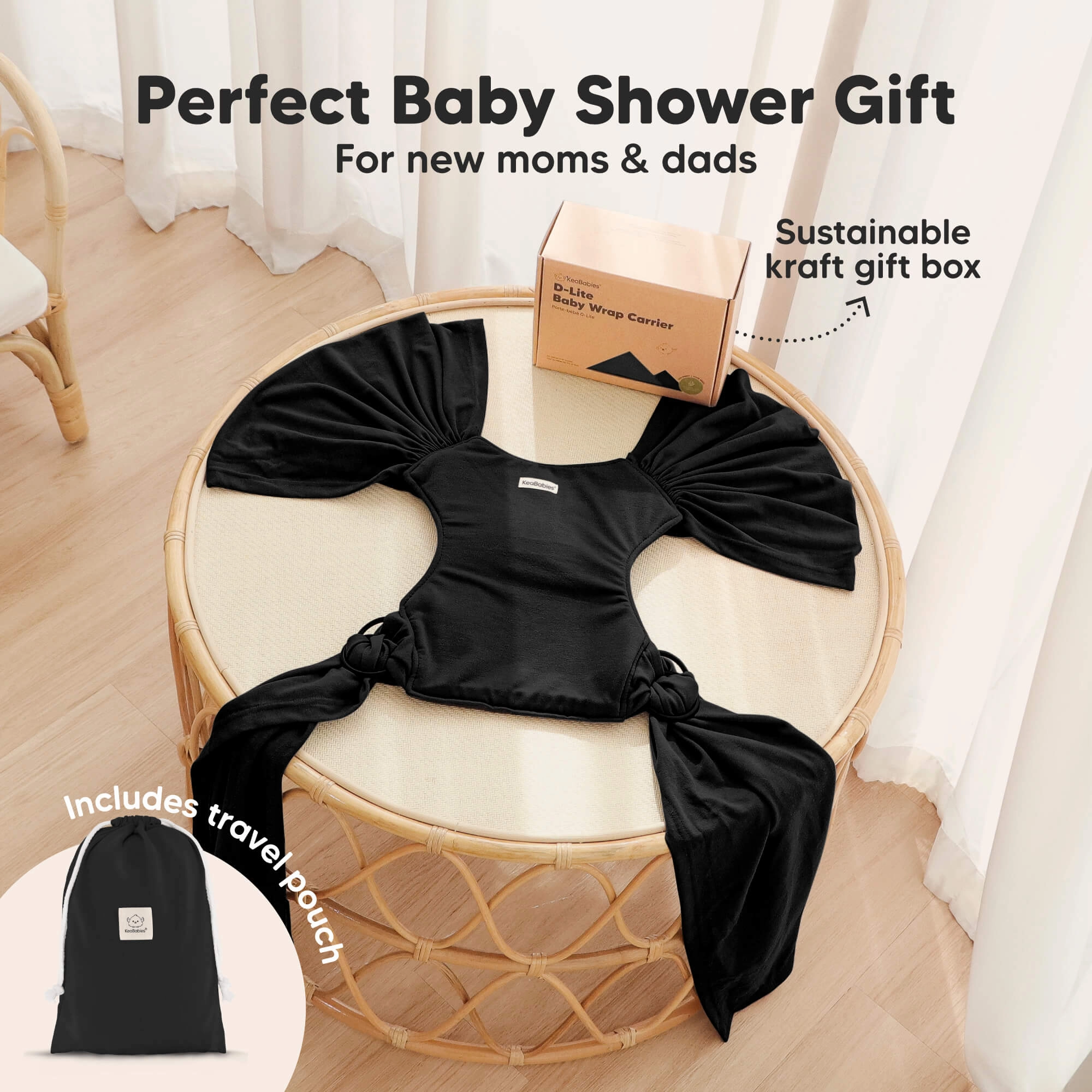 D-Lite Wrap Carrier (Midnight)