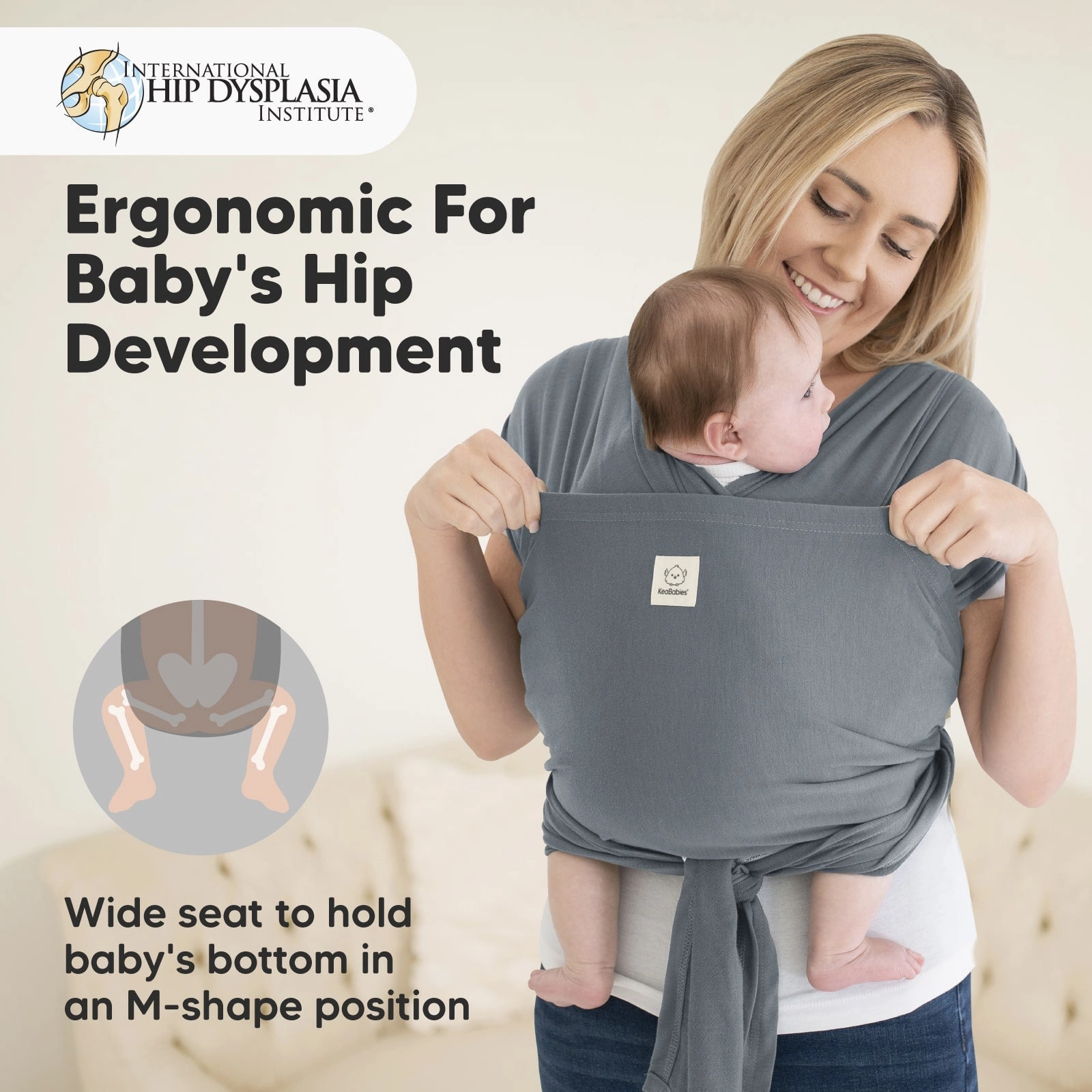 D-Lite Wrap Carrier (Midnight Gray)