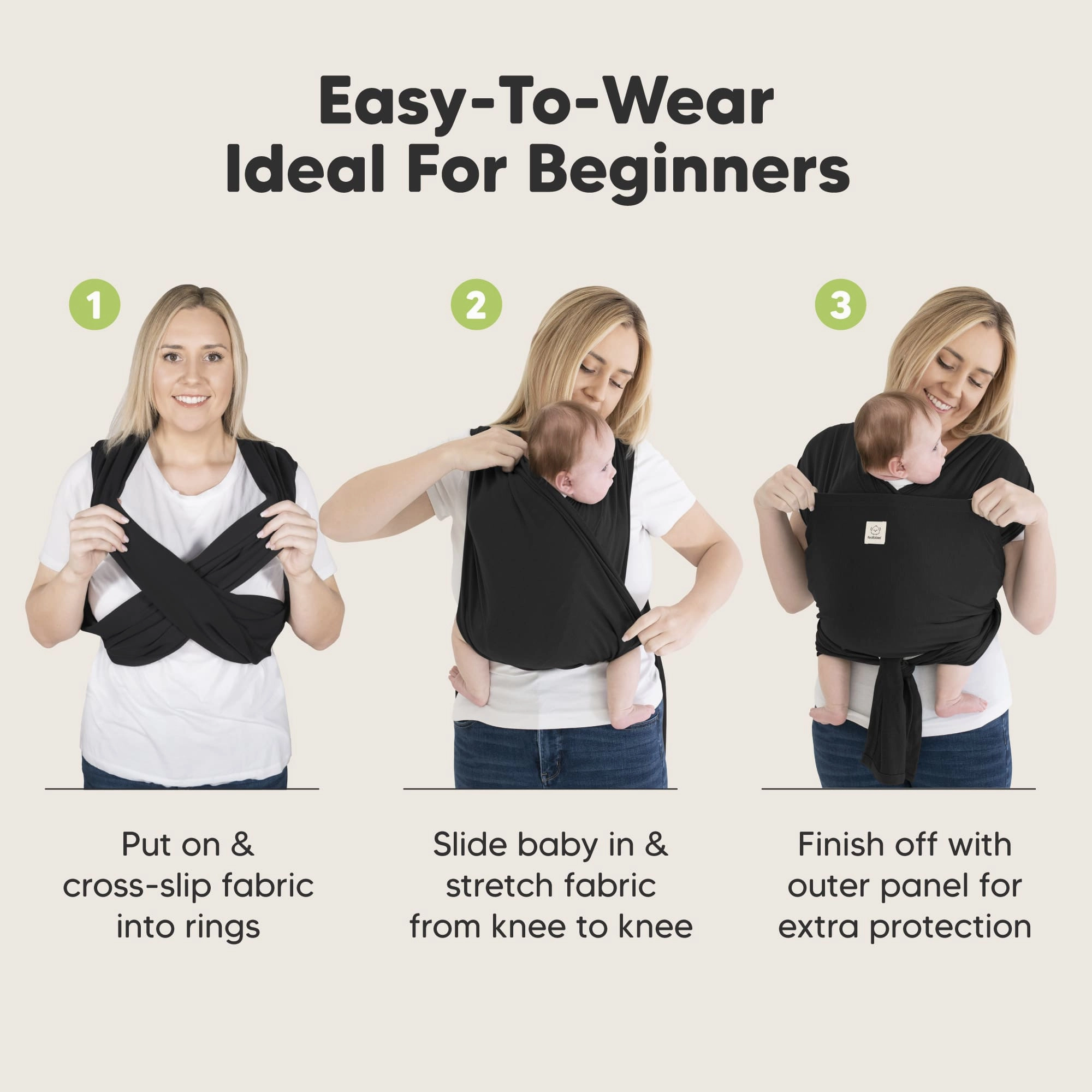 D-Lite Wrap Carrier (Mystic Gray)
