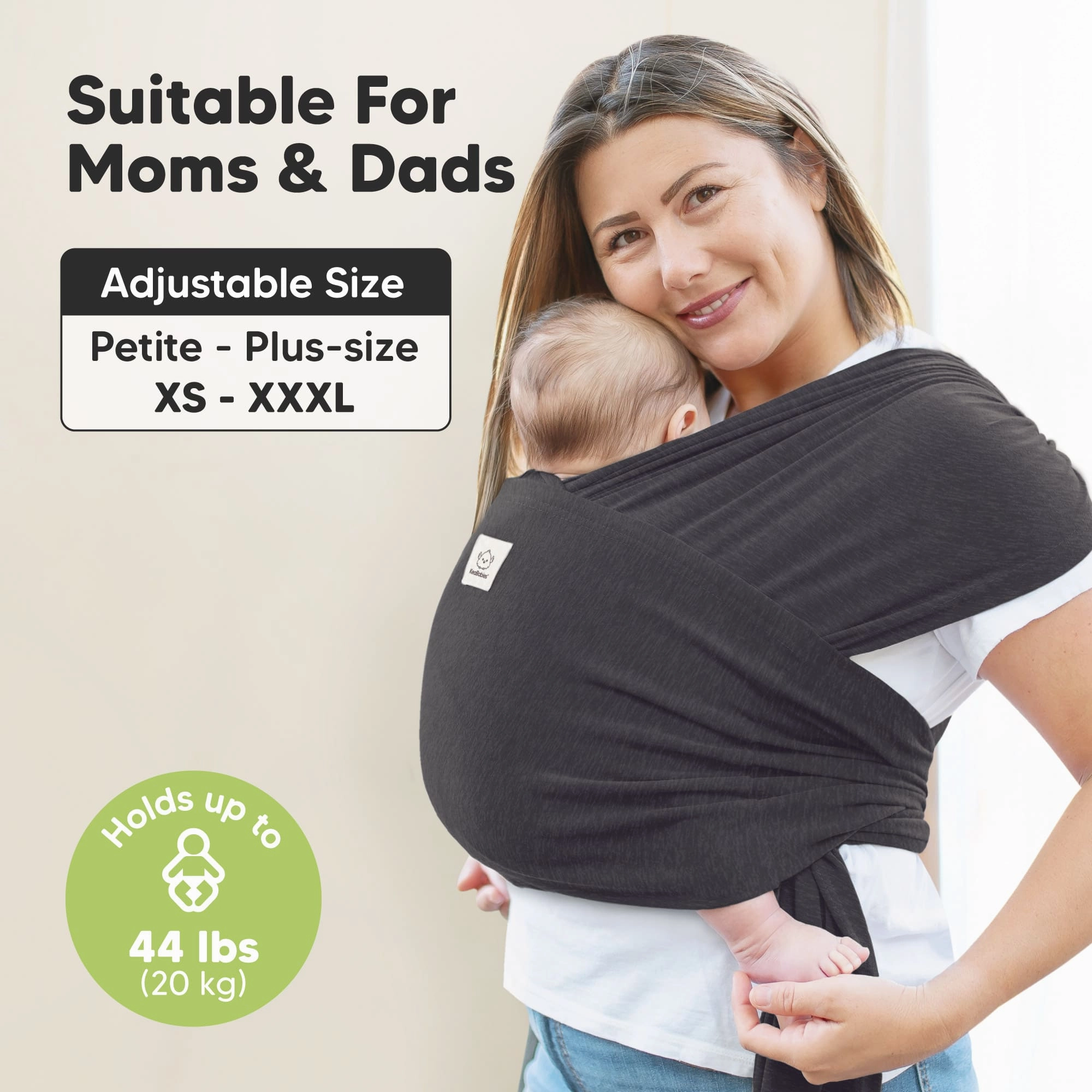 D-Lite Wrap Carrier (Mystic Gray)
