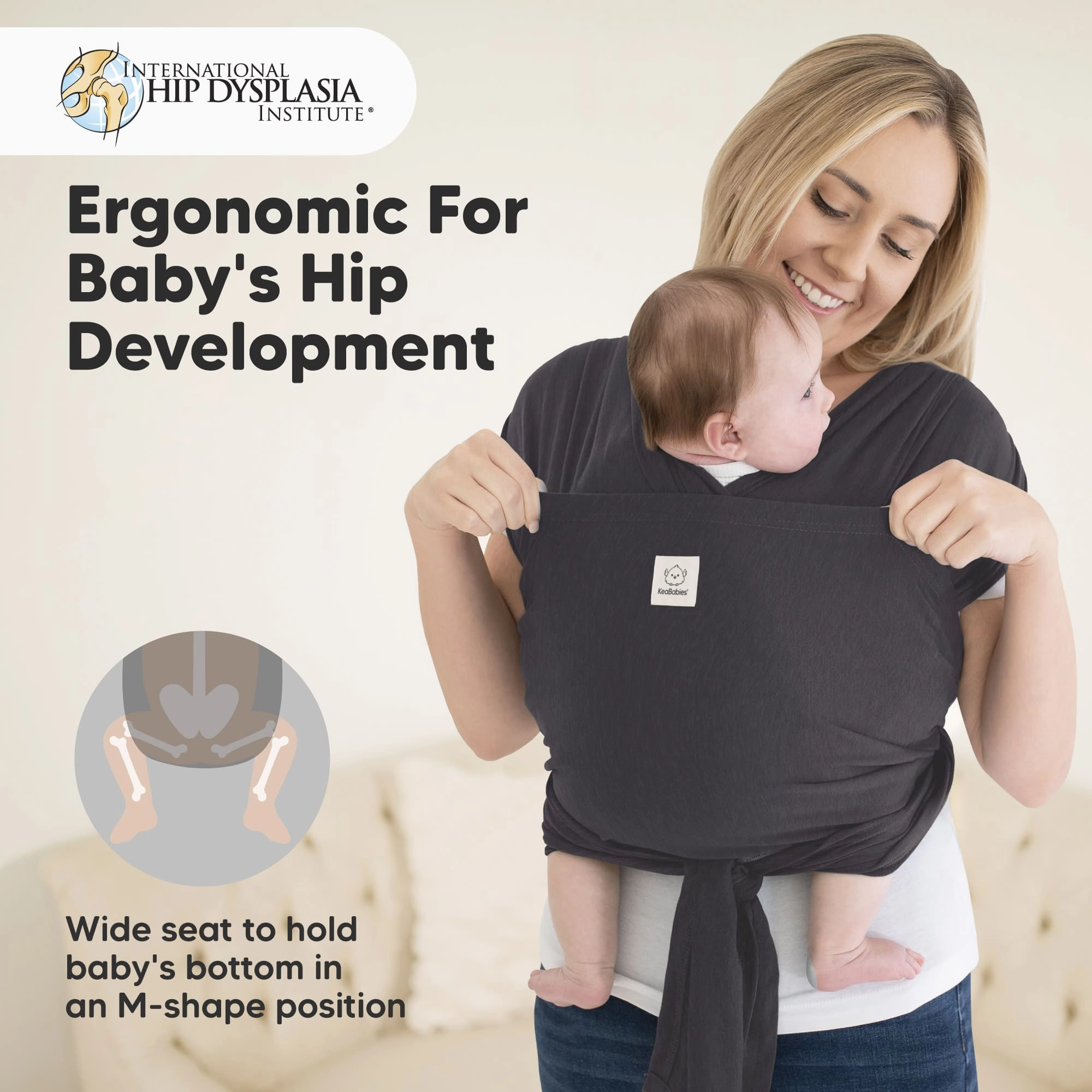 D-Lite Wrap Carrier (Mystic Gray)